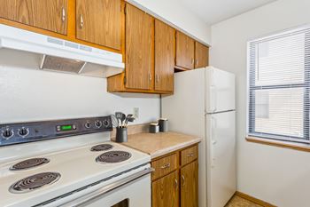 Kitchen with White Appliances